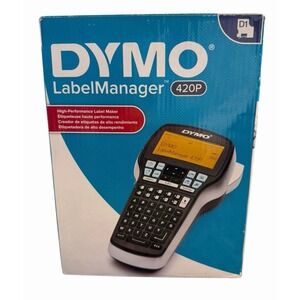 DYMO LabelManager 420P Rechargeable Label Maker with PC/Mac Adapter NEW